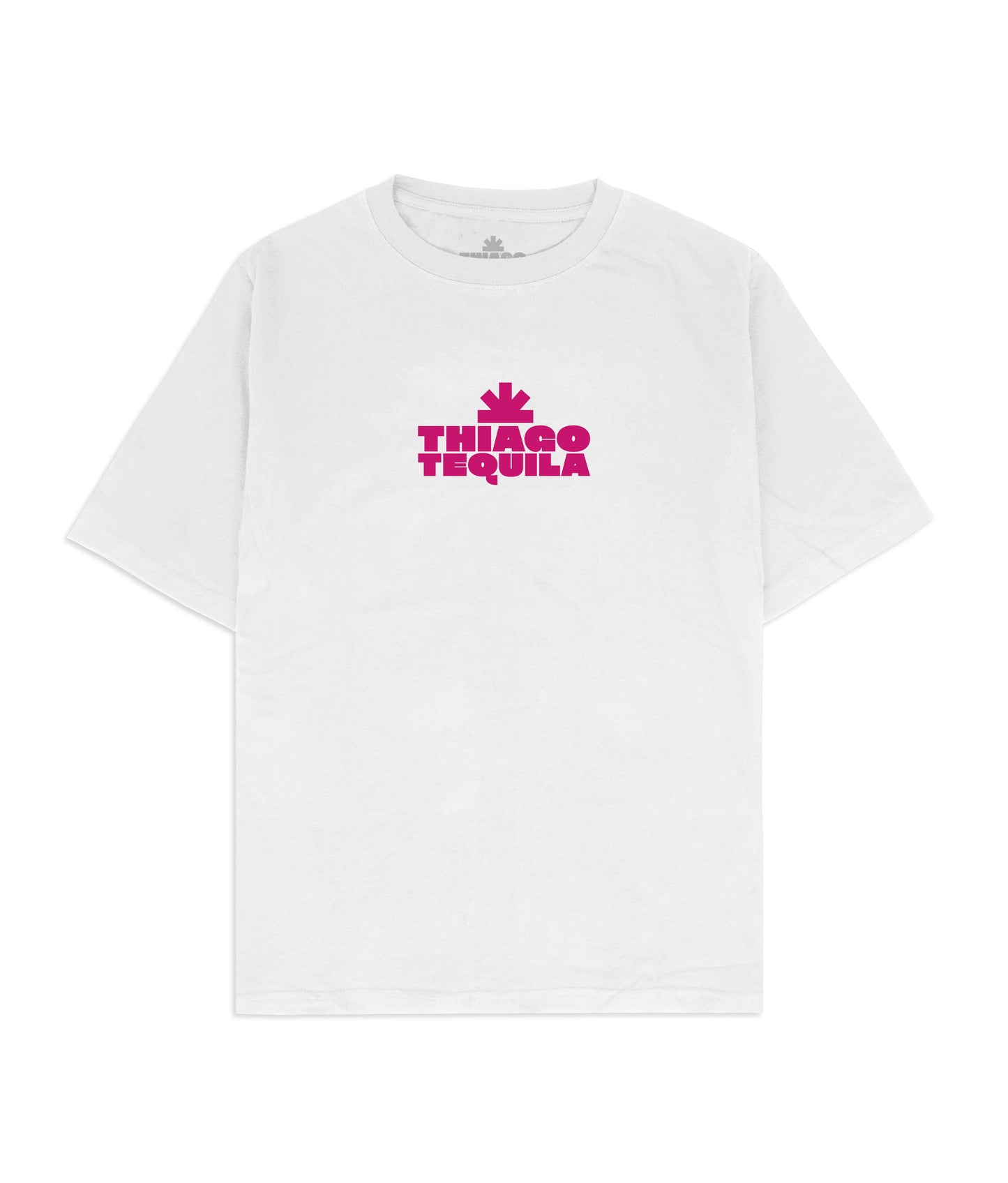 White T-Shirt - Pink Cowgirl Print